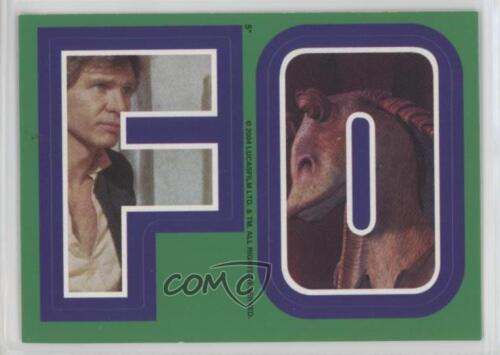 2004 Topps Star Wars Heritage Stickers F O #5 d8k - Afbeelding 1 van 3