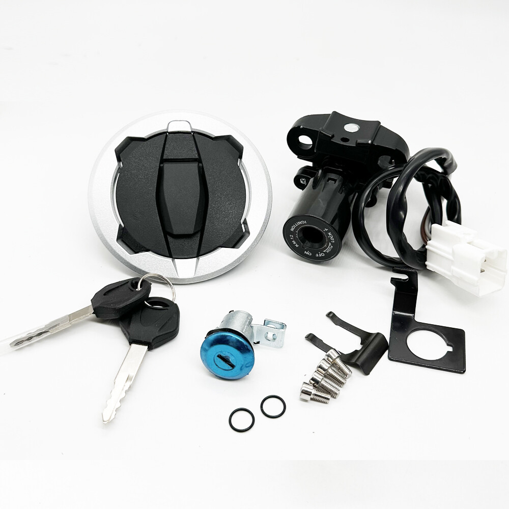 Ignition Key Switch Lock(3 WIRES) With 2 Key Set for Kawasaki 2021