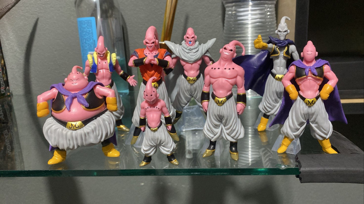 Dragon Ball Majin Buu Action Figures DBZ Super Saiyan Figure Set PVC  8PC/Set