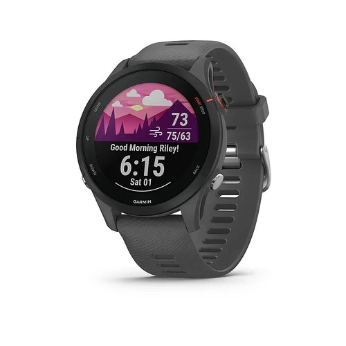 Garmin Forerunner 255 Slate Gray GPS Running Smartwatch Watch - 90% New