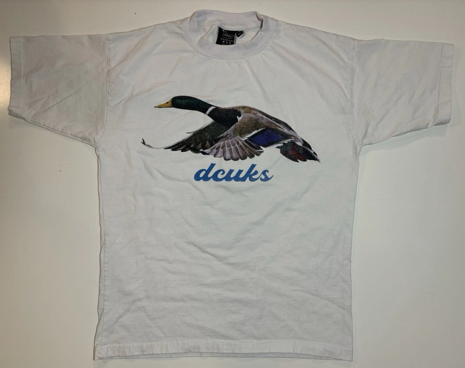 DCUKS Mallard Ducks Rare Tee T Shirt Hunting Camp Skate Grunge Oversized Mens XS