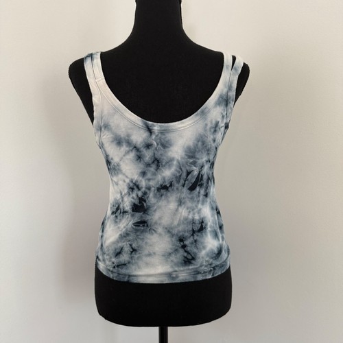 American Eagle Tank Top Women’s Large Tie-Dye Soft Stretch USA Blue White Summer - Bild 3 von 7