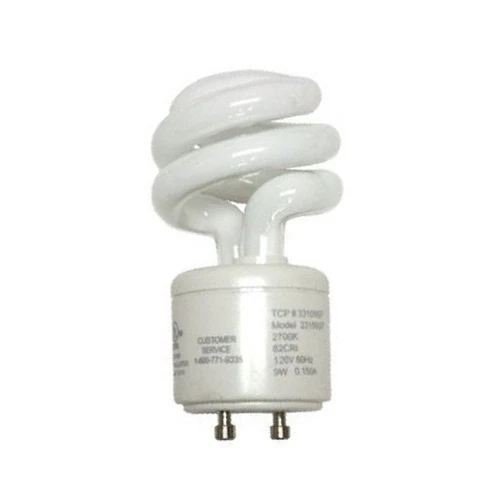 SATCO S8203 13W 60 EQ. GU24 BASE SPRING LAMP CFL 2700K PACK OF 2