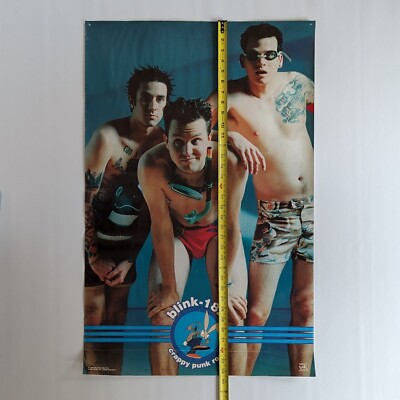 Vintage Blink-182 Swimsuit Poster - 1999 MCA Records - Crappy Punk