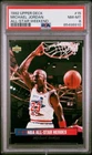 PSA 8 NM- MINT 1992 Upper Deck MICHAEL JORDAN 15 All Star Weekend BULLS Card
