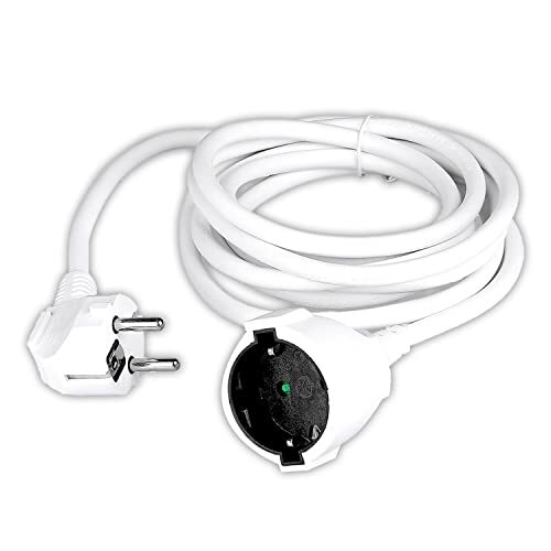 V-TAC Prolunga Elettrica Presa Schuko Spina Schuko da 5 Metri - Prolunga Cavo El