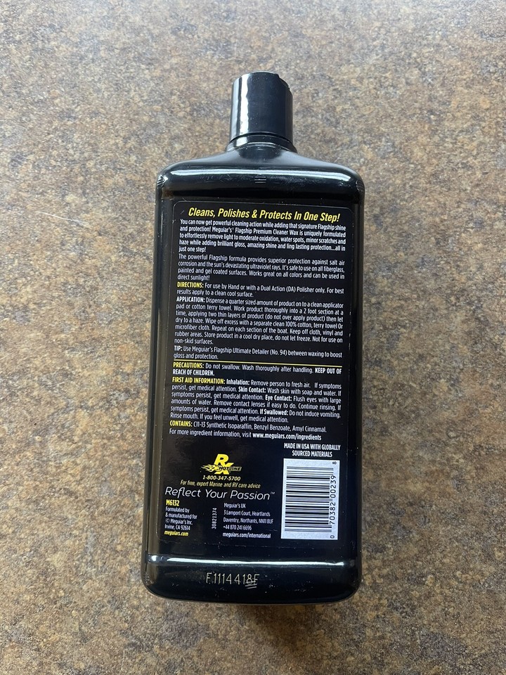 NEW Meguiars Flagship Premium Cleaner/Wax Removes Oxidation/Water Spots