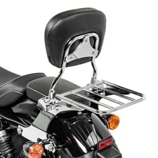 Passenger Backrest Sissy Bar Luggage Rack For 2006-18 Harley Dyna Low Rider FXD