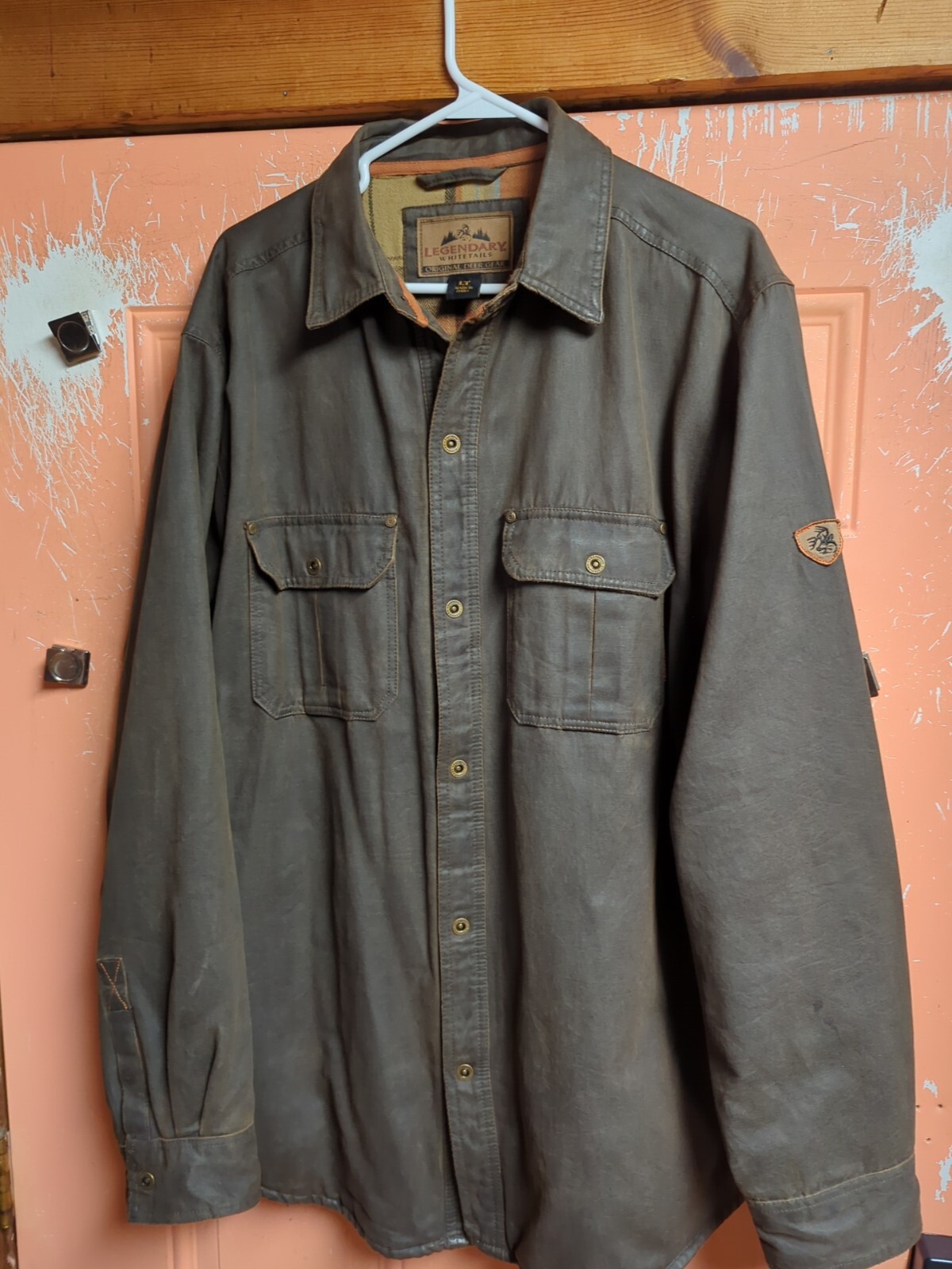 Legendary Whitetails LT Journeyman Waxed Flannel Lined Jacket for Tall Men