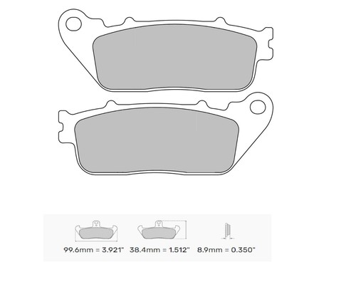 Pastiglie Freno Posteriore HONDA VFR 800 X CROSSRUNNER 2011- 2013 RMS 225103050 - Imagen 2 de 2
