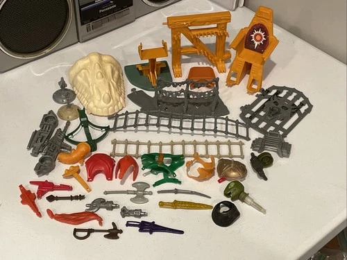 Vintage 80s Motu Accessories Lot Masters Of The Universe Parts DAMAGED PARTS