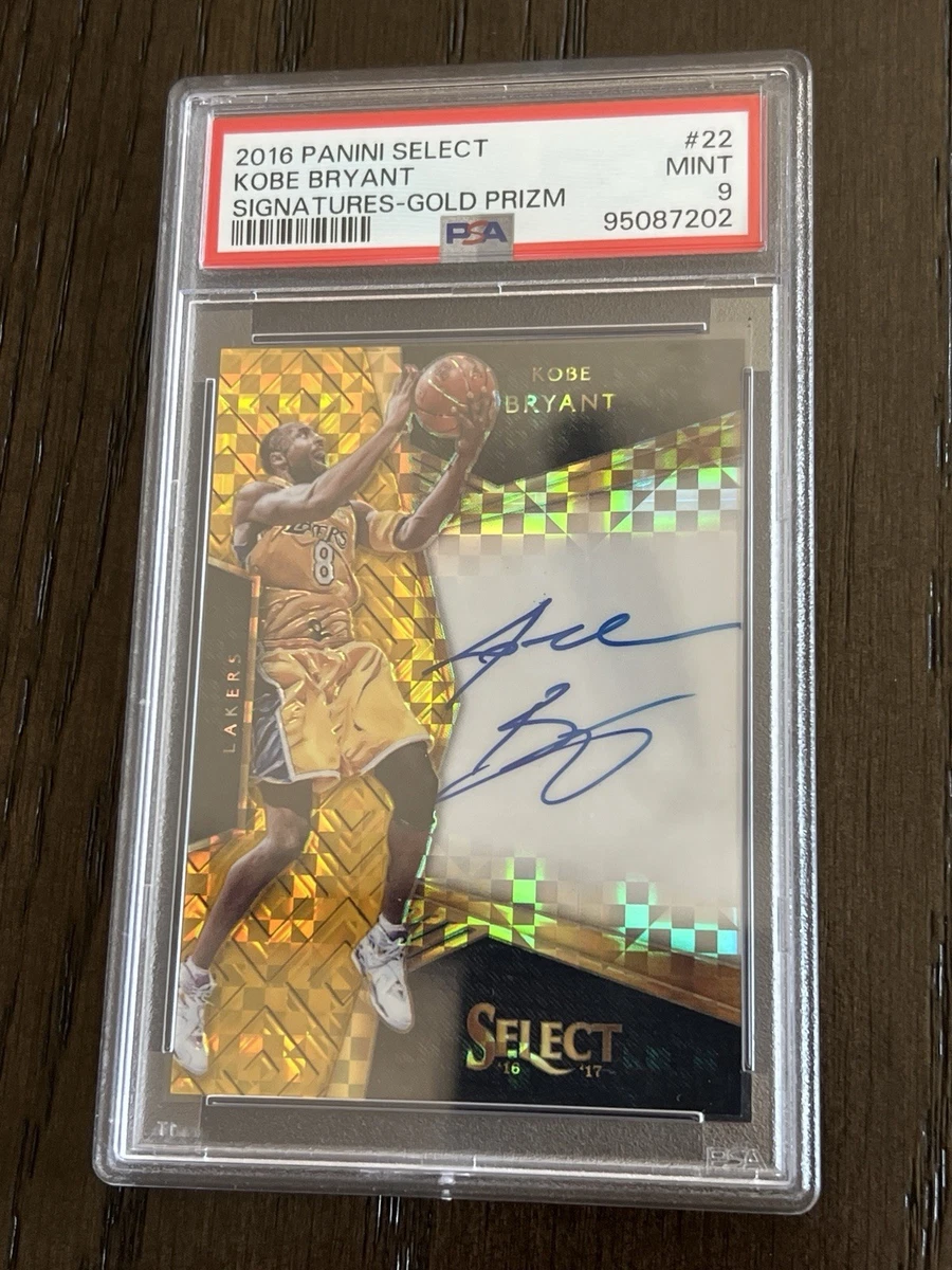 Kobe Bryant Basketball Trading Cards Autographed Sports 2016-17
