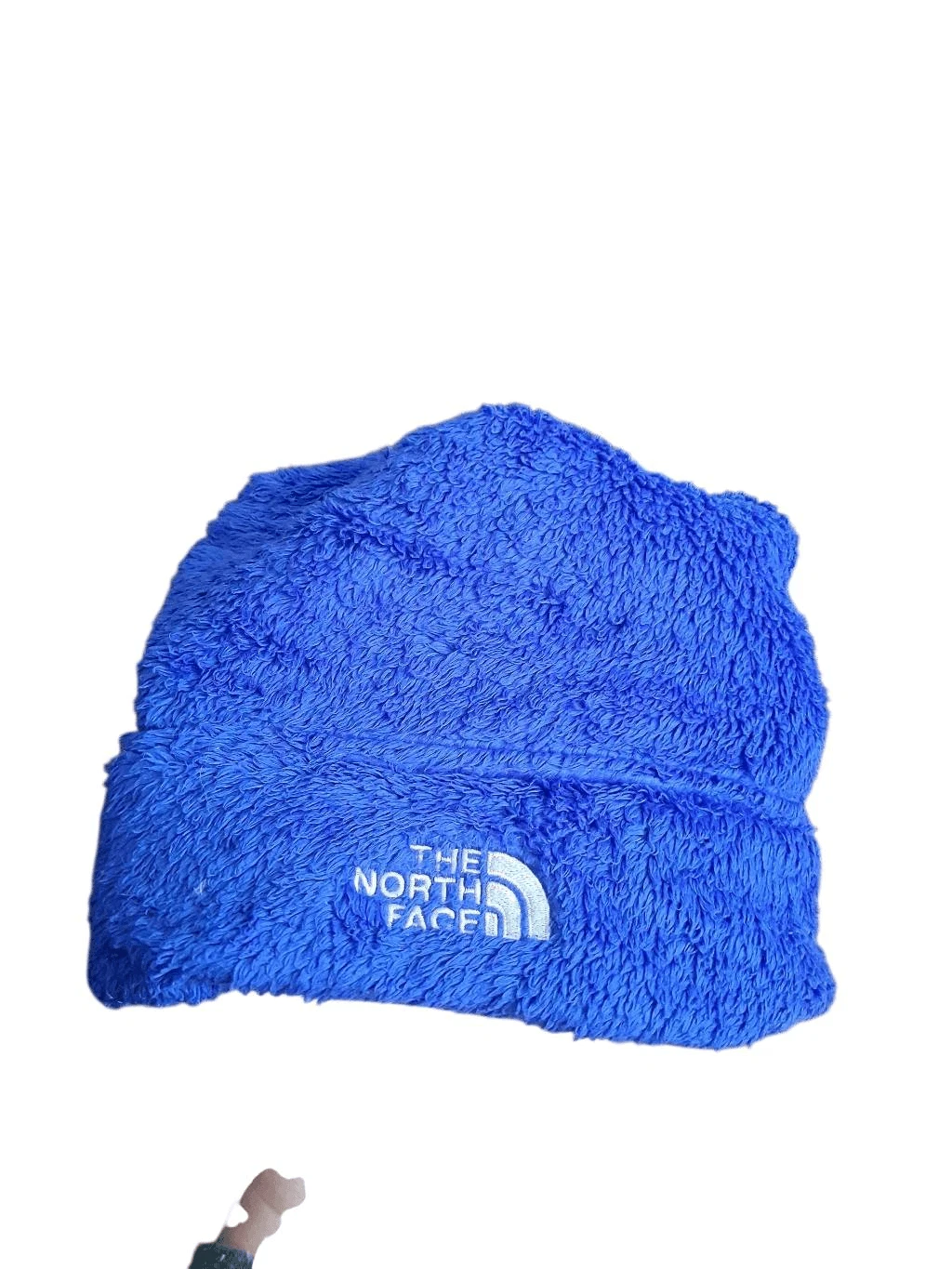 The North Face electric blue fleece beanie Unisex one size Denali