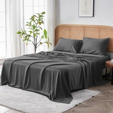 Sheet Set Queen 4 Piece Tencel Lyocell Cooling Storm SIJO AiryWeight Derived