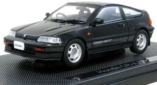 Ebbro 1/43 Honda CR-X 1987 Black Diecast Model Car 44227 New