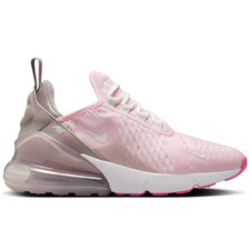 NIKE AIR MAX 270 Pink Foam Grey Violet Kids Size 3.5-7 Casual Shoes IB4435-663
