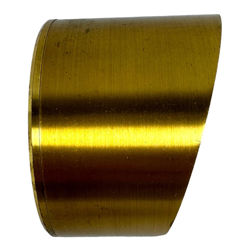 Reloj despertador vintage Portifa Ciba-Geigy estilo ojo de buey pisapapeles suizo de latón Foto 4 de 4