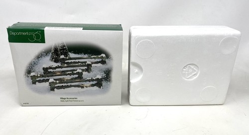 Department 56 Village Accessories Holly Split Rail Fence, 52722 , NIB ! - Picture 2 of 5