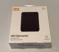 Western Digital WD Elements 2TB USB 3.0 Portable External Hard Drive *NEW*