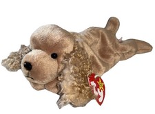 Brand NEW Ty The Beanie Babies Collection Spunky Dog Plush Toy Cocker Spaniel 8  