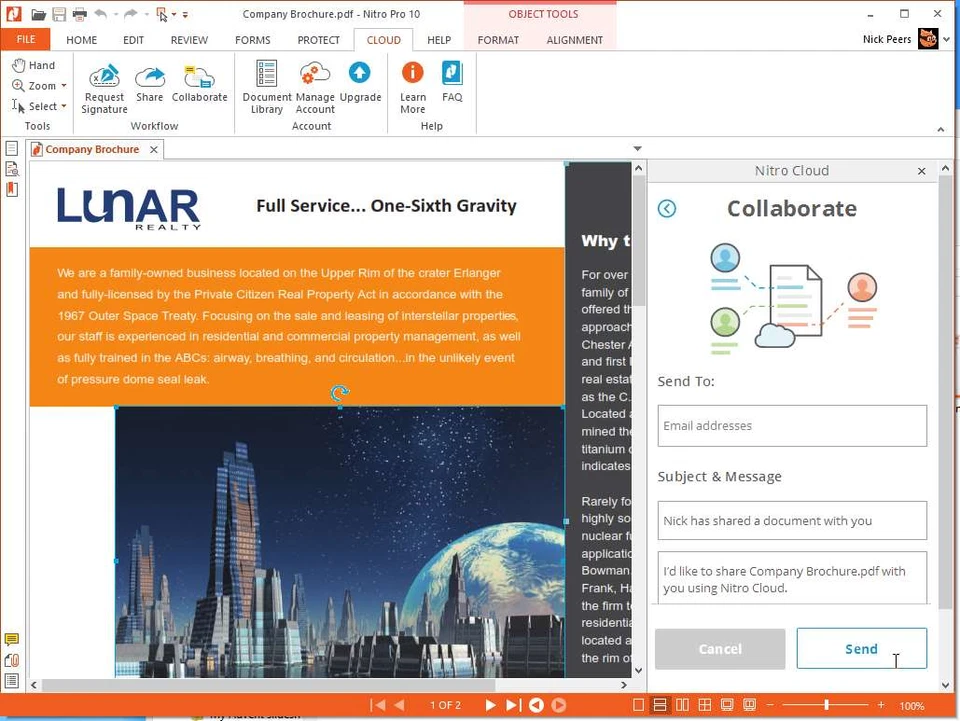 Nitro PDF Pro 10 | Licenza (a vita) Lifetime 1 PC Windows | PDF Editor, Convert - Immagine 4 di 4