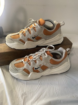 Men's Nike Tech Hera Sneakers in Orange & Gray-Size 11- Great Condition