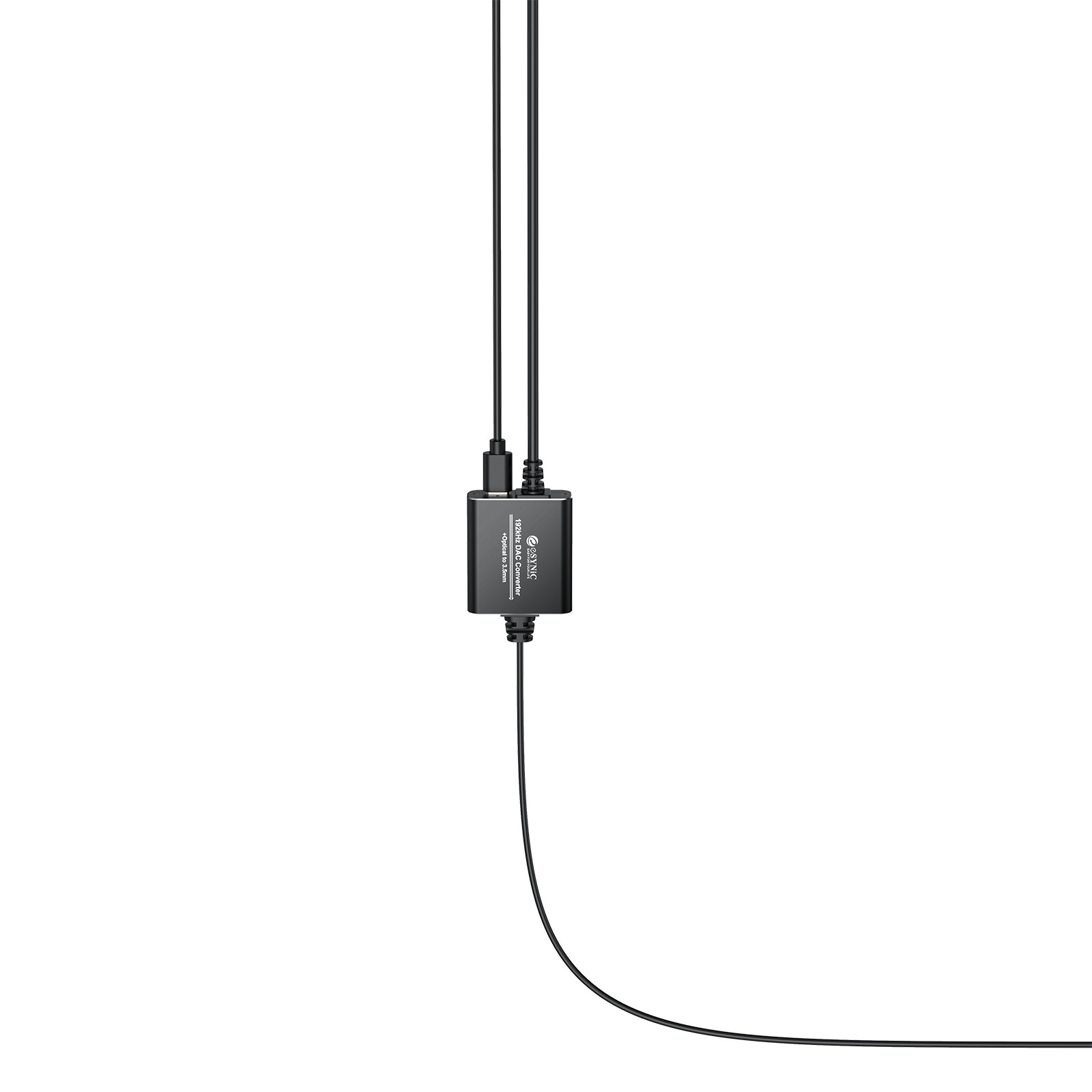 192kHz DAC Converter Digital to Analog SPDIF Optical to 3.5mm AUX Audio Adapter