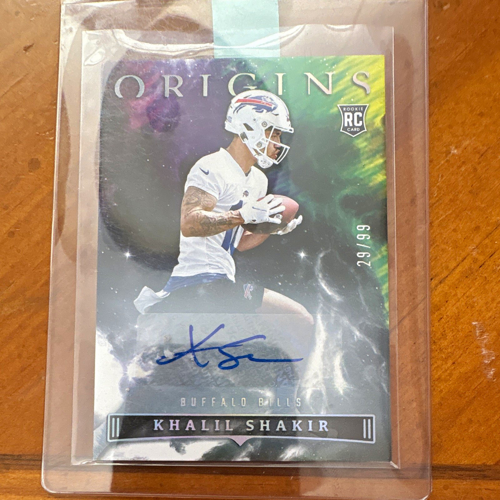 Khalil Shakir Panini Origins #135 Autograph