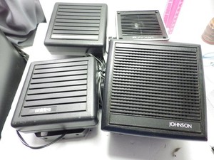 Lot of 4 CB Exterior Speakers Midland, Johnson, Uniden & OEM Untested