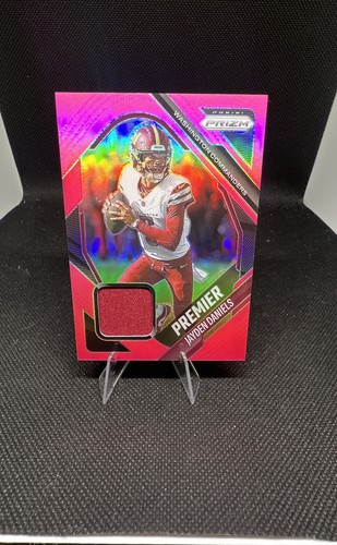2025 Panini Prizm - Premier Jerseys Jayden Daniels #PJY-JDA Pink Prizm (MEM)