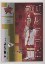 2007 Leaf Rookies & Stars Rookie Longevity Parallel Gold 14/25 Tyler Thigpen wd9