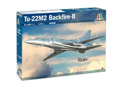 ITALERI - Bomber TUPOLEV Tu-22 M3 Backfire B zum Zusammenbauen und Bemalen - ...