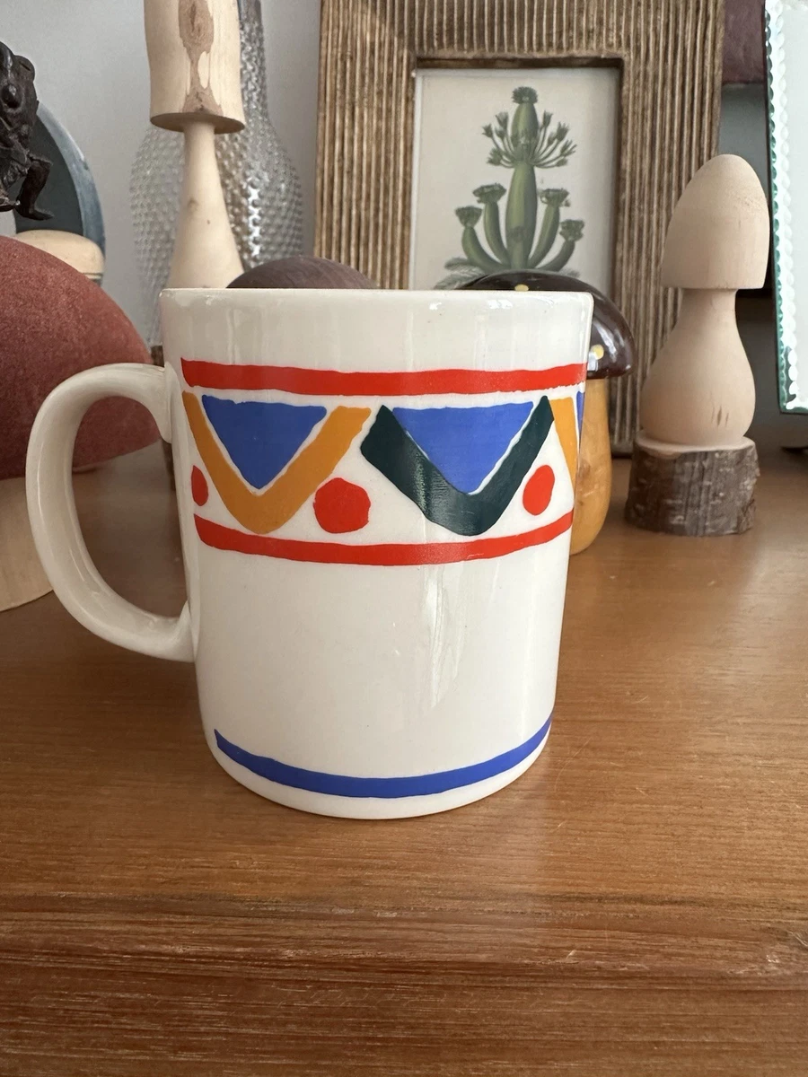 Lot De 6 Mugs Vintage Arcopal Lotus – Couleurs Variées – Vaisselle Rétro Française