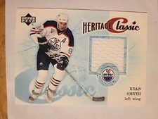 04/05 UD UPPER DECK Ryan Smyth CLASSIC GAME JERSEY SP Oilers