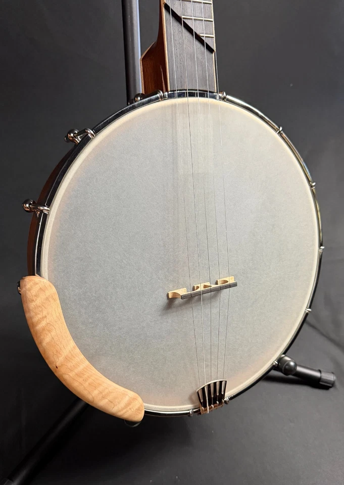 Gold Tone HM-100 High Moon Handcrafted 5-String Open Back Banjo w/ Case - Image 3 of 4