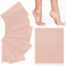 Boyiee 35 Sheets Moleskin Tape Adhesive Pads Shoe Moleskin Padding Blister Preve