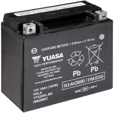 Batteria moto Yuasa YTX20HL per HARLEY-DAVIDSON FX, FL Softail Series 1991-2021