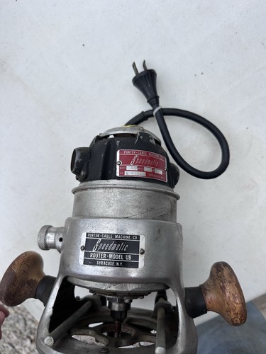 Vintage Porter Cable Speedmatic Router Model UBM