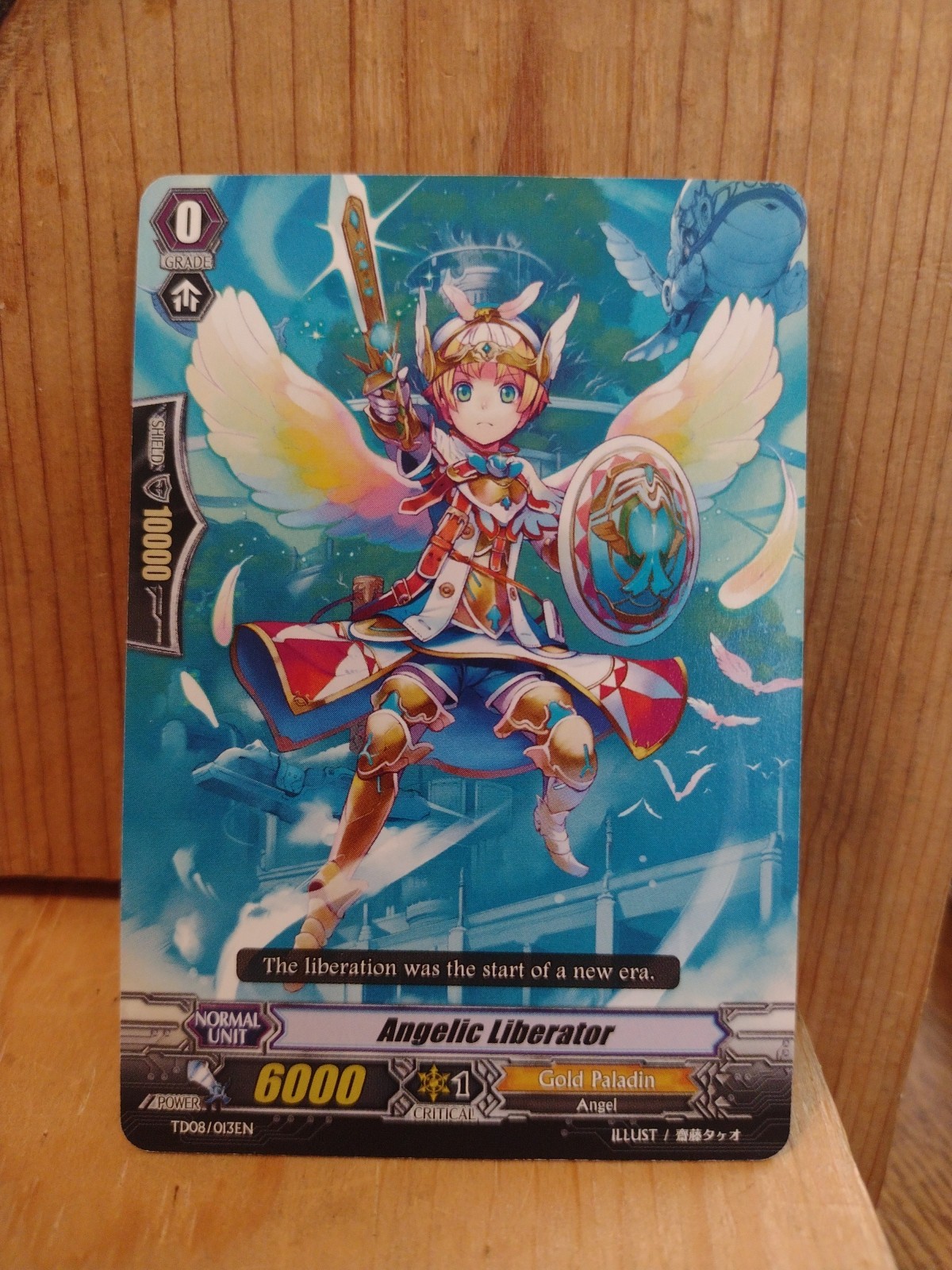 VANGUARD CARD FIGHT!! Angelic Liberator  TD08/013EN