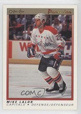 1990-91 O-Pee-Chee Premier Mike Lalor #57 1s7