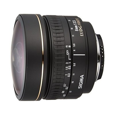 Used excellent condition SIGMA 8mm F3.5 EX DG CIRCULAR