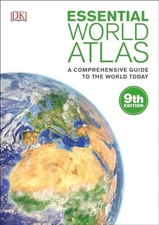 Essential World Atlas, 9th Edition - Paperback By DK - VERY GOOD