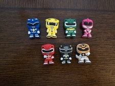 Lot Of 7 Power Rangers Shoe Charms