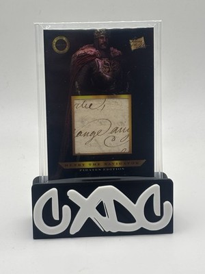 2025 Pirates Edition Henry the Navigator Handwritten Relic Card #639