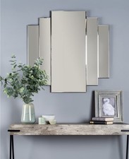 M & S Art Deco Mirror M&S Bevelled Glass Mirror M&S Odeon Mirror