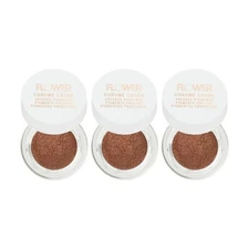 FLOWER BEAUTY CHROME CRUSH PRESSED PIGMENTS EYE COLOR TOPAZ - 3PK
