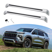 Barra transversal de techo bloqueable 2 piezas apta para Chevrolet Traverse 2024 2025