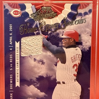 Ken Griffey Jr. 2001 Home Opener Souvenir GAME USED relic. #d /400