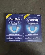  2 DenTek Dental Guard Nighttime Teeth Grinding Professional Fit w/ Case -- NEW