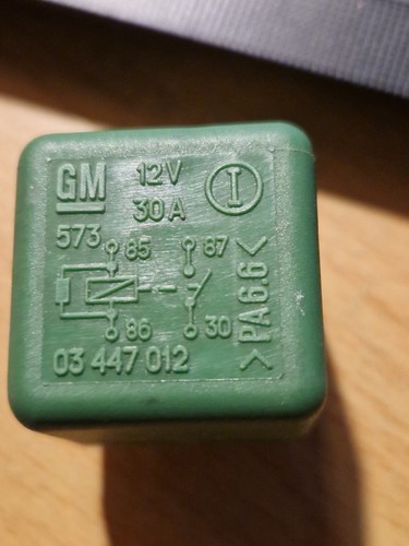 GM Opel 03447012 Relais Kraftstoffpumpe Lüfter Klimabedienteil etc. Mehrzweck...